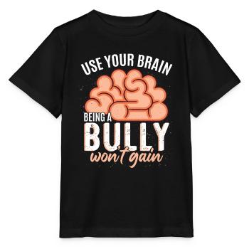 Anti-Mobbing-Mobbing-Tag der Einheit - Stanley/Stella Kinder T-Shirt MINI CREATOR  - Schwarz - Vorne - Mikhail (115cm)