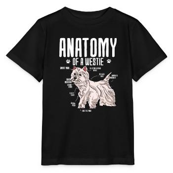 Terrier des Highlands de l’Ouest - T-shirt bio MINI CREATOR Stanley/Stella Enfant - noir - Devant - Mikhail (115cm)