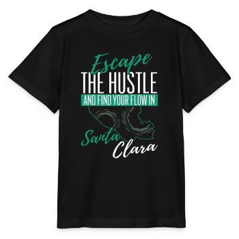 Santa Clara San Francisco Usa Design - Stanley/Stella Kinder T-Shirt MINI CREATOR  - Schwarz - Vorne - Mikhail (115cm)