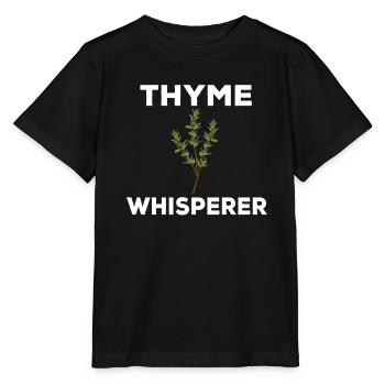 Thyme Whisperer - Stanley/Stella MINI CREATOR Kids’ T-Shirt - black - Front - Mikhail (115cm)
