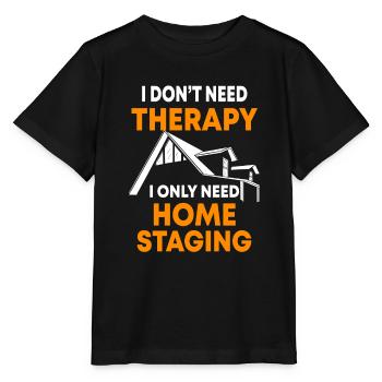 Home Staging - Stanley/Stella MINI CREATOR Kids’ T-Shirt - black - Front - Mikhail (115cm)