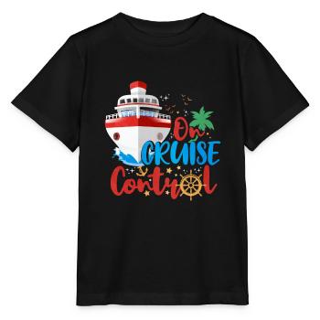 Kreuzfahrt - Stanley/Stella Kinder T-Shirt MINI CREATOR  - Schwarz - Vorne - Mikhail (115cm)