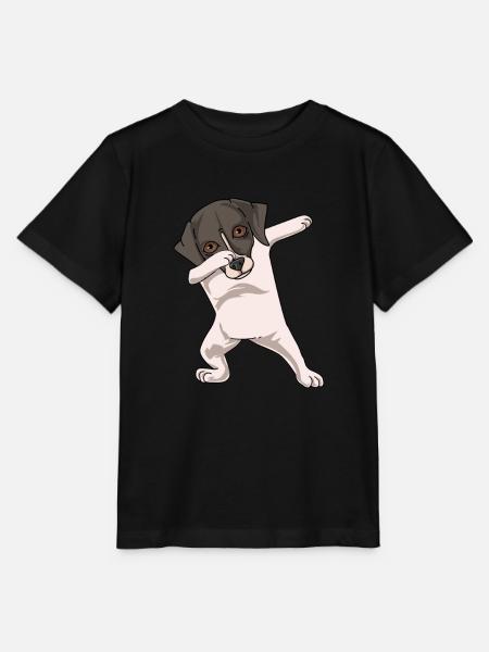 Whippet - Stanley/Stella Kinder T-Shirt MINI CREATOR - Schwarz
