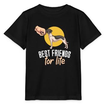 Whippet - Stanley/Stella Kinder T-Shirt MINI CREATOR  - Schwarz - Vorne - Mikhail (115cm)