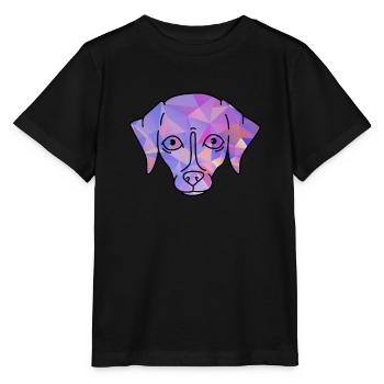 Whippet - Stanley/Stella Kinder T-Shirt MINI CREATOR  - Schwarz - Vorne - Mikhail (115cm)