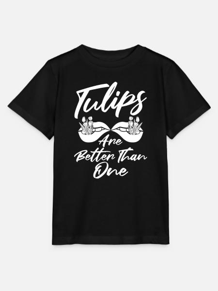 Tulpen Lustig Tulpen - Stanley/Stella Kinder T-Shirt MINI CREATOR - Schwarz