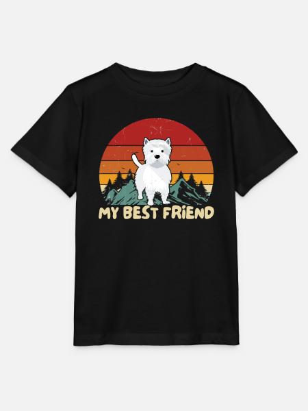 West highland terrier - Stanley/Stella Kinder T-Shirt MINI CREATOR  - Schwarz