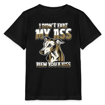 Greyhound Windhund - T-shirt bio MINI CREATOR Stanley/Stella Enfant - noir - Devant - Mikhail (115cm)