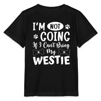 Terrier des Highlands de l’Ouest - T-shirt bio MINI CREATOR Stanley/Stella Enfant - noir - Devant - Mikhail (115cm)