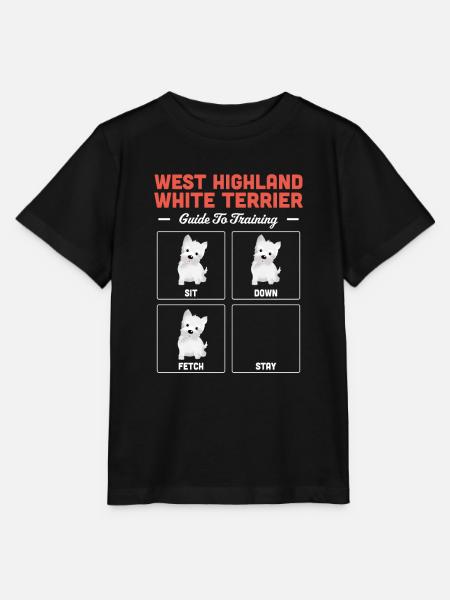 West highland terrier - Stanley/Stella Kinder T-Shirt MINI CREATOR - Schwarz