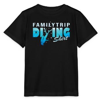 Family Excursion Diving DeepDive - Stanley/Stella MINI CREATOR Kids’ T-Shirt - black - Front - Mikhail (115cm)