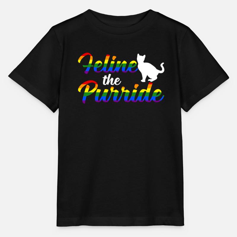 Chat LGBT - T-shirt bio MINI CREATOR Stanley/Stella Enfant - noir