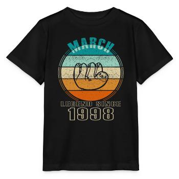 März 1998 | März 1998 Jubiläum 1998 - Stanley/Stella Kinder T-Shirt MINI CREATOR  - Schwarz - Vorne - Mikhail (115cm)