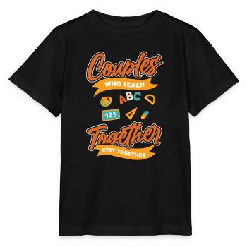 Professeur Pédagogue Couple - T-shirt bio MINI CREATOR Stanley/Stella Enfant - noir - Devant - Mikhail (115cm)