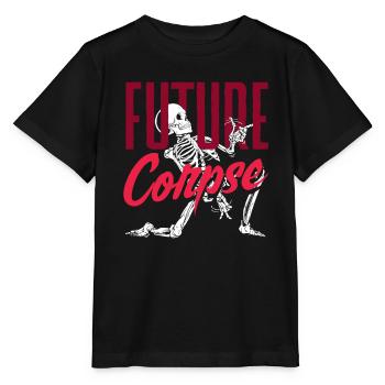 Future Corpse Dark Gothic Skeleton - Stanley/Stella MINI CREATOR Kids’ T-Shirt - black - Front - Mikhail (115cm)