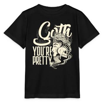 Goth tu es assez gothique sombre pastel gothique - T-shirt bio MINI CREATOR Stanley/Stella Enfant - noir - Devant - Mikhail (115cm)