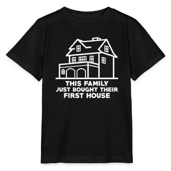 Family Homeowners for the first time - Stanley/Stella MINI CREATOR Kids’ T-Shirt - black - Front - Mikhail (115cm)