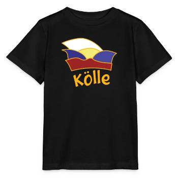 Kölle Karnevall Fastnacht mit Narrenkappe - Stanley/Stella Kinder T-Shirt MINI CREATOR  - Schwarz - Vorne - Mikhail (115cm)