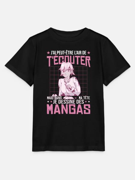 Ich zeichne Manga - Stanley/Stella Kinder T-Shirt MINI CREATOR  - Schwarz