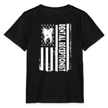 Assistant dentaire États-Unis - T-shirt bio MINI CREATOR Stanley/Stella Enfant - noir - Devant - Mikhail (115cm)