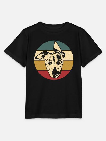 Whippet - Stanley/Stella Kinder T-Shirt MINI CREATOR  - Schwarz