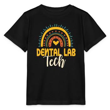Dentallabortechnik - Stanley/Stella Kinder T-Shirt MINI CREATOR  - Schwarz - Vorne - Mikhail (115cm)