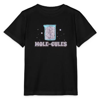 Drôles de taupes Problèmes de taupe Une taupe de chimie - T-shirt bio MINI CREATOR Stanley/Stella Enfant - noir - Devant - Mikhail (115cm)