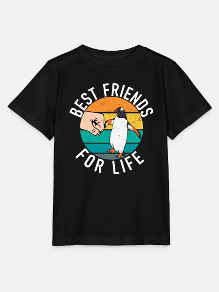 Pinguinliebhaber Pinguin Geschenke - Stanley/Stella Kinder T-Shirt MINI CREATOR - Schwarz