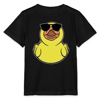 Gummi Ente Mit Sonnenbrille - Stanley/Stella Kinder T-Shirt MINI CREATOR  - Schwarz - Vorne - Mikhail (115cm)
