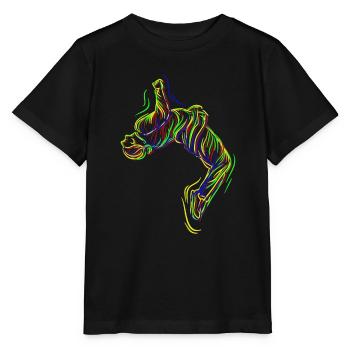Parkour Backflip - Stanley/Stella Kinder T-Shirt MINI CREATOR  - Schwarz - Vorne - Mikhail (115cm)