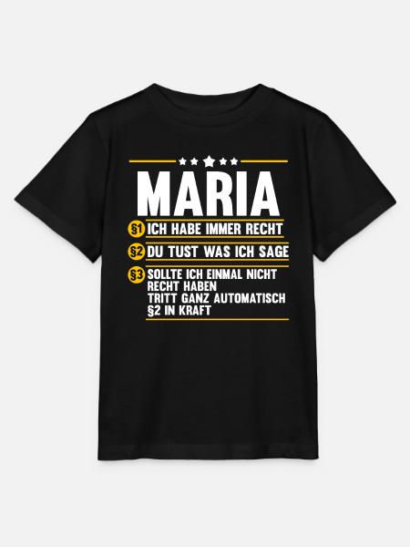 Maria - Stanley/Stella Kinder T-Shirt MINI CREATOR - Schwarz