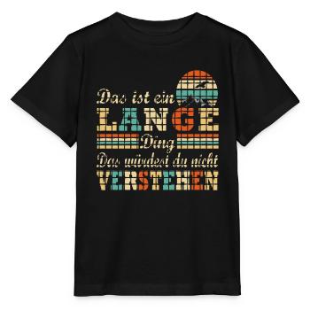 Name LANGE - Stanley/Stella Kinder T-Shirt MINI CREATOR  - Schwarz - Vorne - Mikhail (115cm)