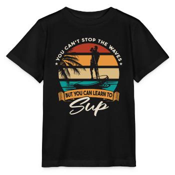 Stand-Up Paddleboarding Sup Stand Up Paddleboard - Stanley/Stella Kinder T-Shirt MINI CREATOR  - Schwarz - Vorne - Mikhail (115cm)