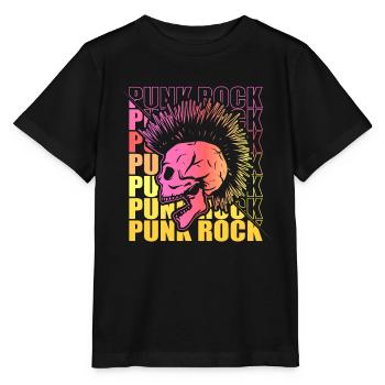 Punk Rock Pogo Anarchy Punks Punk Rocker Punk - Stanley/Stella MINI CREATOR Kids’ T-Shirt - black - Front - Mikhail (115cm)
