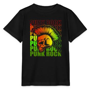 Punk Rock Pogo Anarchy Punks Punk Rocker Punk - Stanley/Stella MINI CREATOR Kids’ T-Shirt - black - Front - Mikhail (115cm)