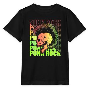 Punk Rock Pogo Anarchy Punks Punk Rocker Punk - Stanley/Stella MINI CREATOR Kids’ T-Shirt - black - Front - Mikhail (115cm)