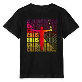 Calisthenics Street Workout Gymnastics Fitness - Stanley/Stella MINI CREATOR Kids’ T-Shirt - black - Front - Mikhail (115cm)