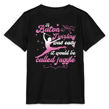 Gymnastique Danse Baton Twirler Gymnaste - T-shirt bio MINI CREATOR Stanley/Stella Enfant - noir - Devant - Mikhail (115cm)