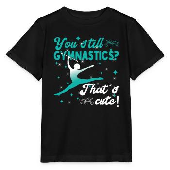 Gymnastics Dance Baton Twirler Pole Gymnastics - Stanley/Stella MINI CREATOR Kids’ T-Shirt - black - Front - Mikhail (115cm)