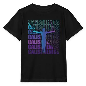 Calisthenics Street Workout Gymnastics Fitness - Stanley/Stella MINI CREATOR Kids’ T-Shirt - black - Front - Mikhail (115cm)