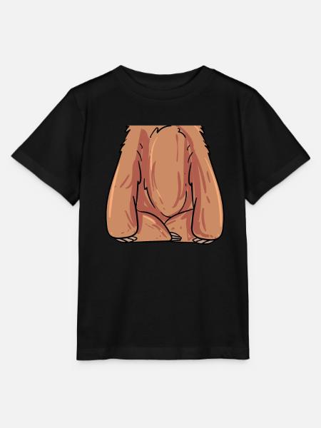 Faultier Kostüm - Stanley/Stella Kinder T-Shirt MINI CREATOR - Schwarz
