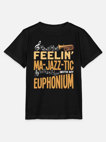 Euphonium Euphoniumspieler Blechbläser Euphonist - Stanley/Stella Kinder T-Shirt MINI CREATOR  - Schwarz