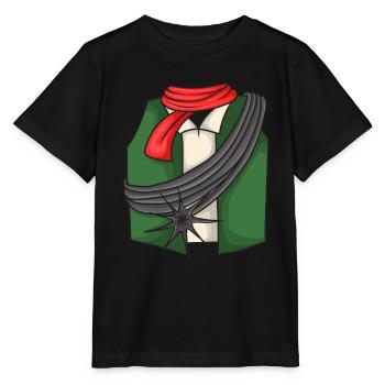 Costume de ramoneur - T-shirt bio MINI CREATOR Stanley/Stella Enfant - noir - Devant - Mikhail (115cm)