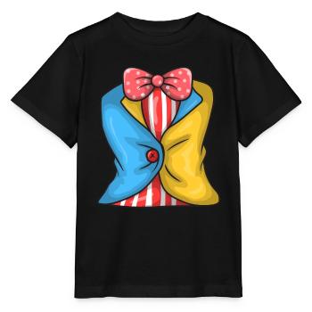 Clown Costume - T-shirt bio MINI CREATOR Stanley/Stella Enfant - noir - Devant - Mikhail (115cm)