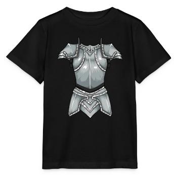 Costume de chevalier - T-shirt bio MINI CREATOR Stanley/Stella Enfant - noir - Devant - Mikhail (115cm)