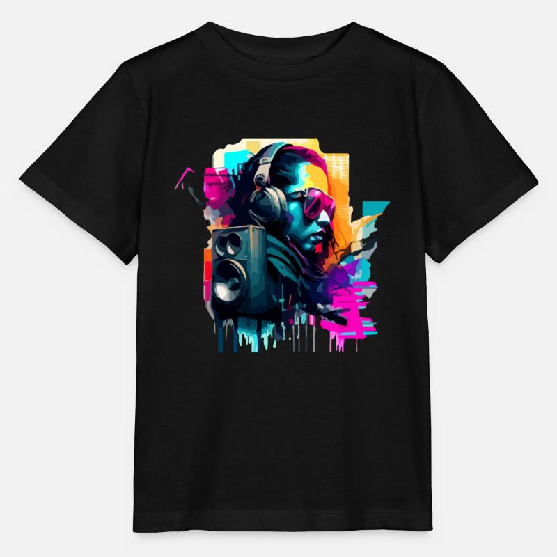 Der DJ - Stanley/Stella Kinder T-Shirt MINI CREATOR  - Schwarz
