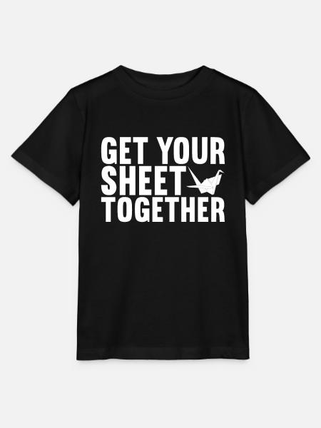 Origami - Stanley/Stella Kinder T-Shirt MINI CREATOR  - Schwarz
