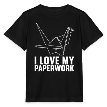 Origami - T-shirt bio MINI CREATOR Stanley/Stella Enfant - noir - Devant - Mikhail (115cm)