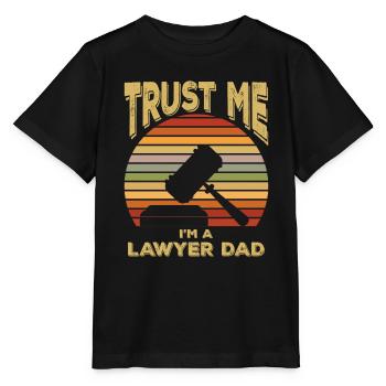 Avocat Avocat Avocat Papa - T-shirt bio MINI CREATOR Stanley/Stella Enfant - noir - Devant - Mikhail (115cm)
