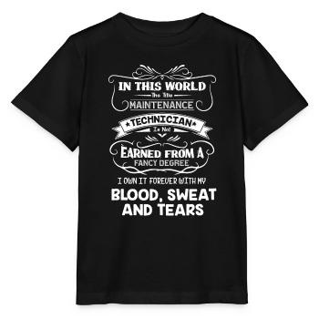 Forever Title Maintenance Technician - Stanley/Stella MINI CREATOR Kids’ T-Shirt - black - Front - Mikhail (115cm)
